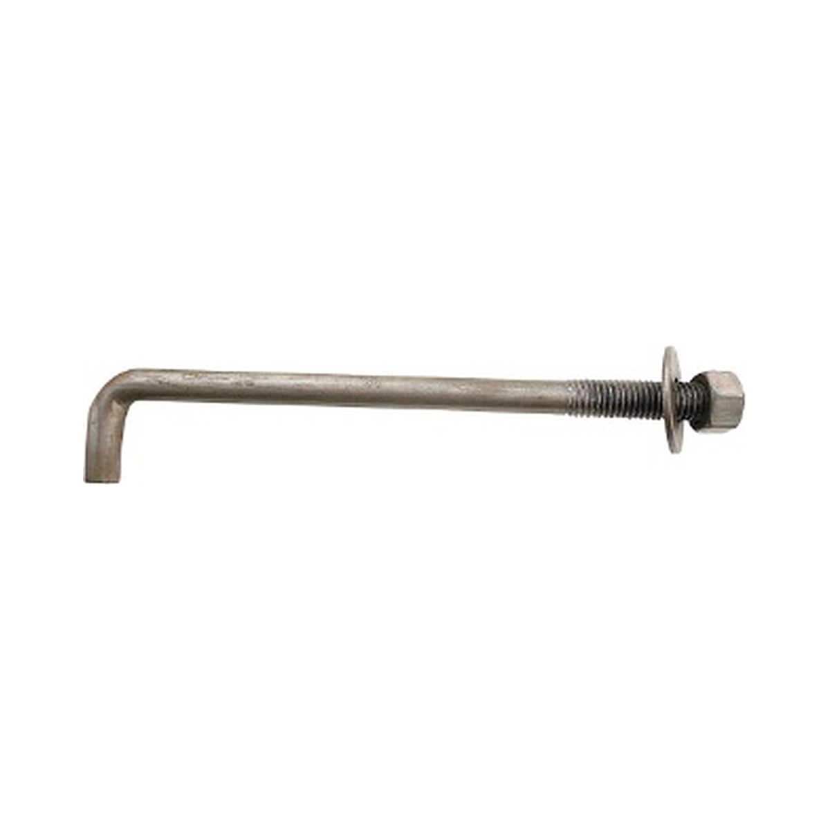 Ancla de acero tipo L para cimentación 1/2" x 6"