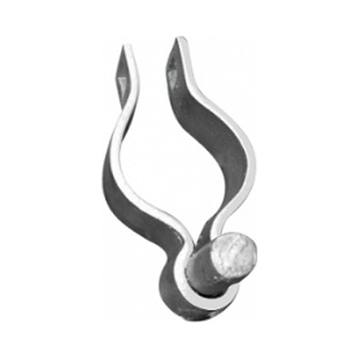Bisagra macho para poste de 1-7/8"