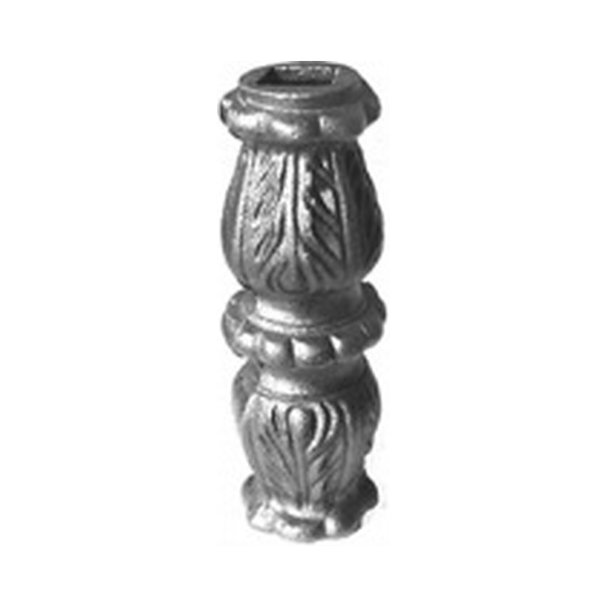 Cuello Francés de Fierro vaciado modelo 4281 (Medida: 122 x 37x14mm) para 1/2" cuadrado