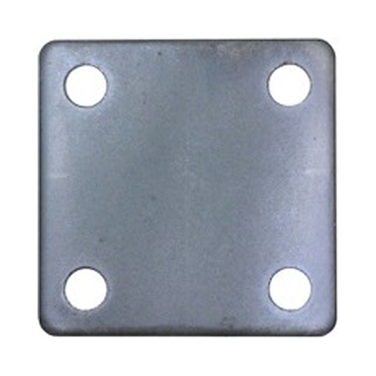 Placa perforada 3" x 3". Espesor 5/32"