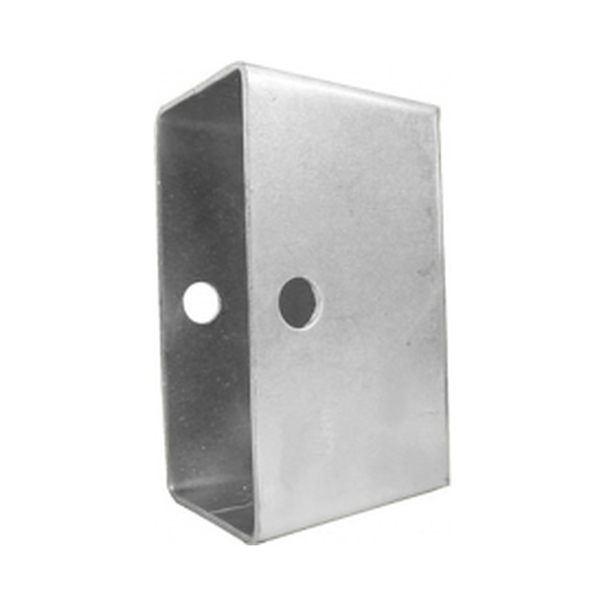 Caja para rueda guía de 4" reforzada galvanizada