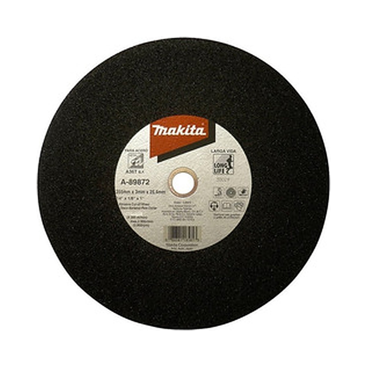 Disco corte de metal 14"x1/8x1" Makita A-89872-25