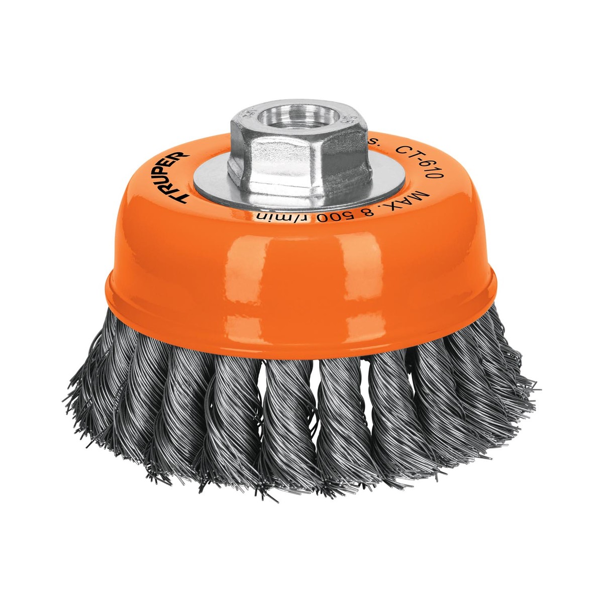 Carda copa alambre trenzado 4" Truper (Cód: 14187)