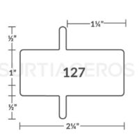 Perfil 127 C-18 X 6 MTS