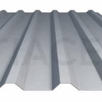 Lámina acanalada R-72 de 10 pies C26 de acero galvanizado