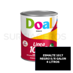 Esmalte 1017 negro secado rápido galón Doal