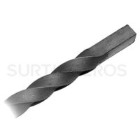 Cuadrado torcido 1/2" x 6MTS (Acero A36)