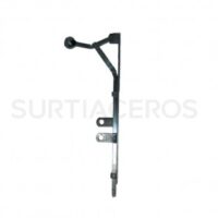 Pasador Picaporte cuadrado negro 12"
