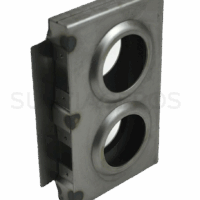 Caja de acero para chapa doble 1-1/4"