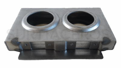 Caja de acero para chapa doble 1-1/4" - Imagen 3