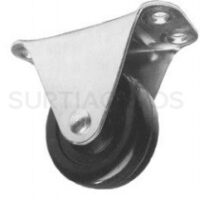 Rueda fija de 4"