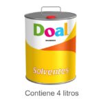 Envase con 4 litros de Thinner lacker adelgazador #2 marca DOAL