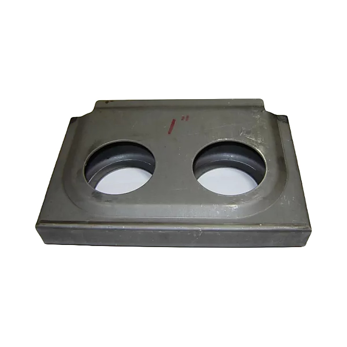 Caja de acero para chapa doble 1"