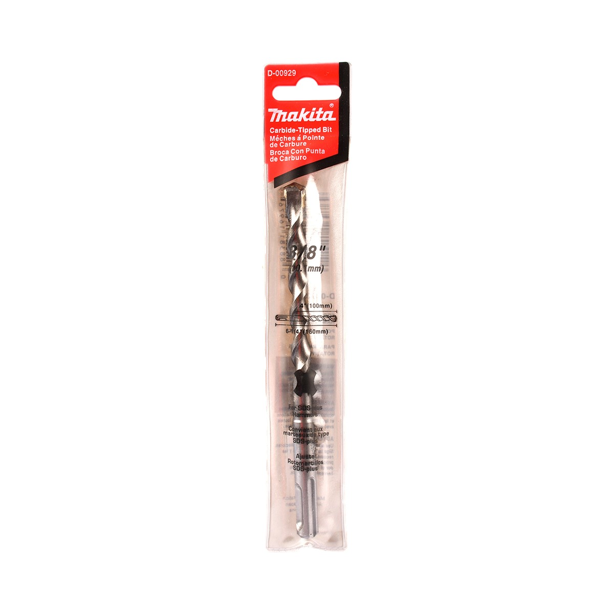 Broca Para Concreto SDS-plus 3/8" X 6-1/4" Makita