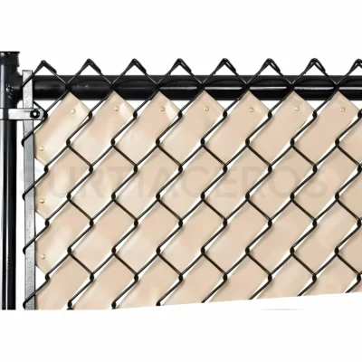 Cinta de privacidad blanca plástica para malla ciclónica (63mm x 50m) - Imagen 2