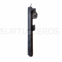 Pasador picaporte 12" negro con redondo
