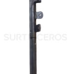 Picaporte negro reforzado 16"
