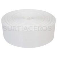Cinta de privacidad blanca plástica para malla ciclónica (63mm x 50m)
