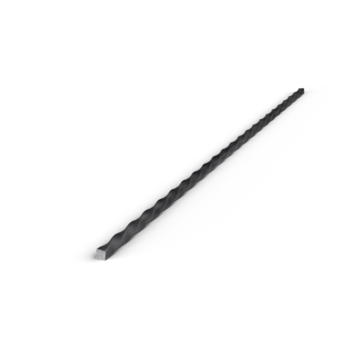 Cuadrado torcido 3/8" x 6.10 m - Acero A36