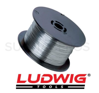 Microalambre E71T-GS 0.035" 2 lbs Ludwig con fundente (Flux Core) [EN PROMOCIÓN]