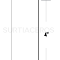Perfil P400 C-18 X 6 MTS