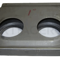 Caja de acero para chapa doble 1"