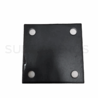 Placa perforada 5" x 5". Espesor 5/32"