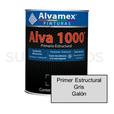Pintura Primer Gris Alvamex Galón  (Primario)