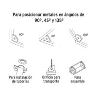 Escuadra magnética p/soldar, 4", capacidad 22 kg, TRUPER (Cod 15407) - Imagen 4