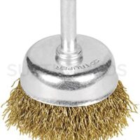 Carda de copa 1-3/4" alambre fino para taladro, Truper (Cod 11591)