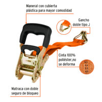 Sujetador con matraca carga máxima 2250 kg, Truper (Código: 19283) - Imagen 3