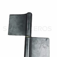 Bisagra Tubular de 3/4" de acero con placa