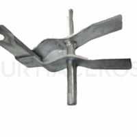 Pestillo macho 1-5/8" de acero galvanizado
