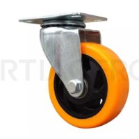 Rueda giratoria 5" PVC (Capacidad: 110kg)