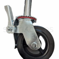 Rueda para andamio 6" con freno (Capacidad: 200kg)