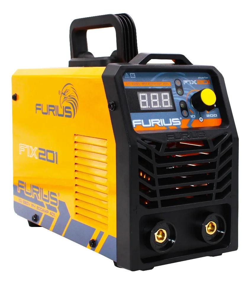 Soldadora Inversora Furius Fix 201 Bi-Voltaje 110/220V 200A - Imagen 6