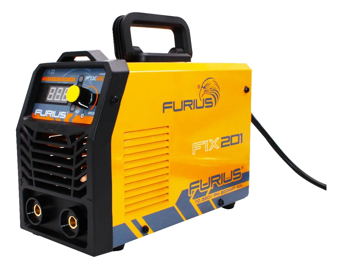 Soldadora Inversora Furius Fix 201 Bi-Voltaje 110/220V 200A - Imagen 2