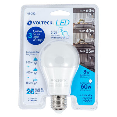 Lámpara de LED tipo bulbo con 3 niveles de iluminación (48052) - Imagen 4