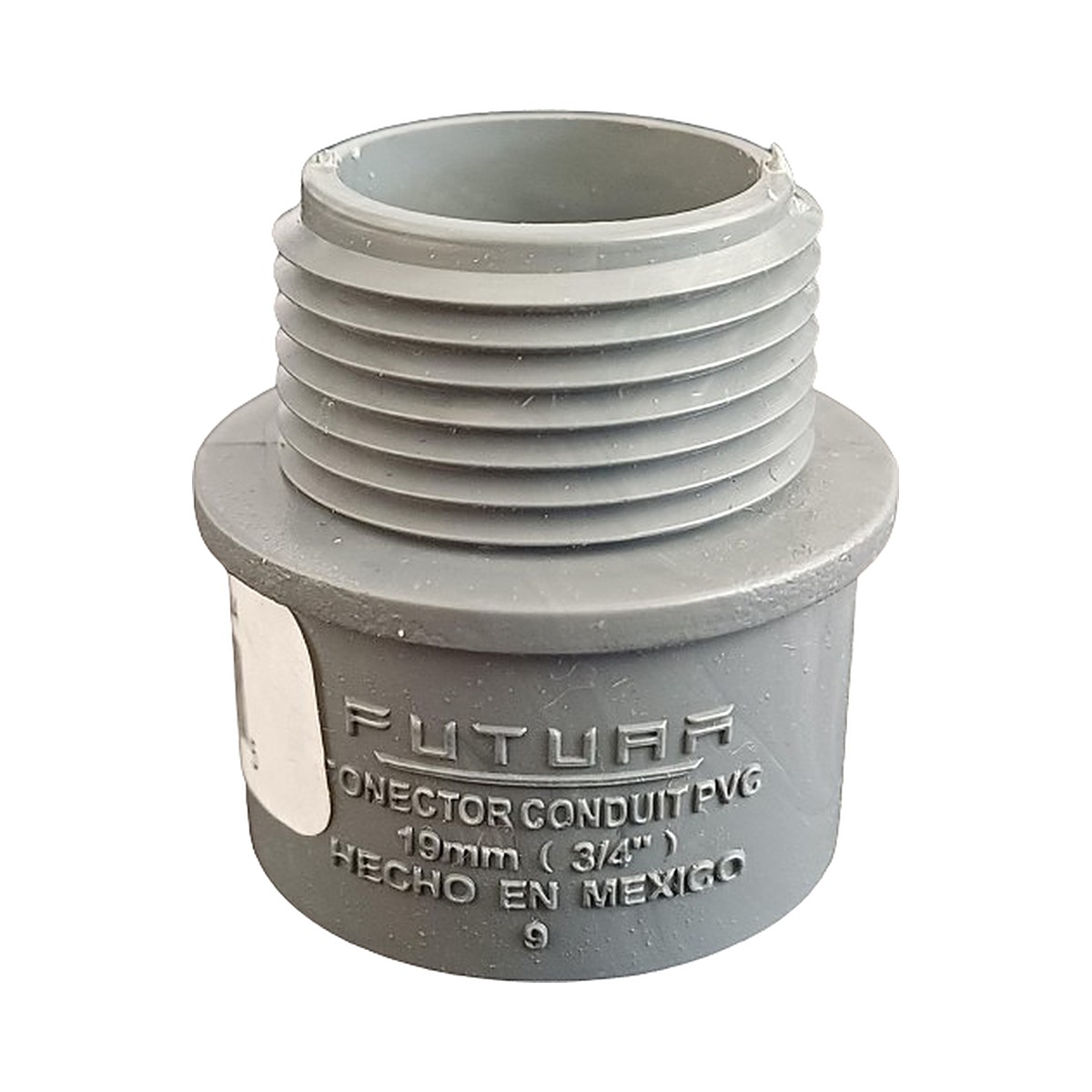 Adaptador Macho PVC Gris Conduit 3/4"