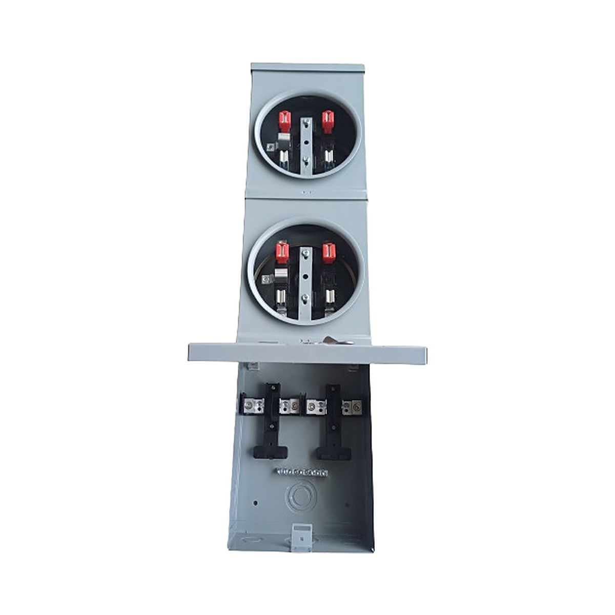 Base integral para dos medidores para acometida aérea 100 amps 110V y 220V