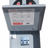 Base integral para un medidor para acometida aérea 100 amps 110V y 220V
