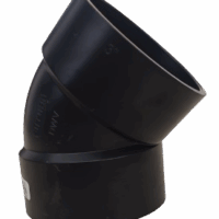 Codo ABS 3" X 45°