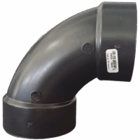 Codo ABS 3" X 90°