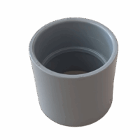 Cople PVC Gris Conduit 2"