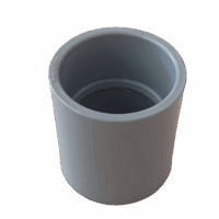 Cople PVC Gris Conduit 1-1/4"