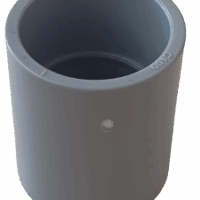 Cople PVC Gris Conduit 1"