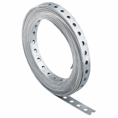 Rollo cincho perforado de acero galvanizado