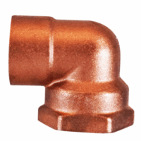 Codo de cobre 90º hembra ANBEC CODRI34