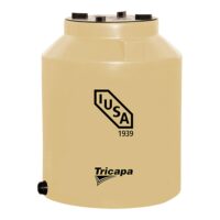 Tinaco IUSA Tricapa Beige 600 L con flotador y accesorios (267668)