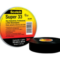 Cinta eléctrica 3M super 33 negra 18mm x 20m, ME900103271